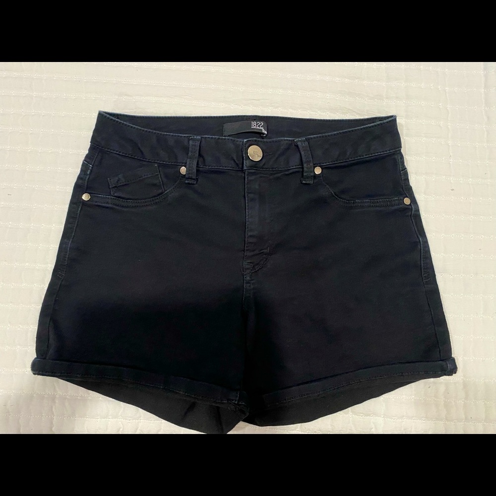 Black High Waisted Shorts